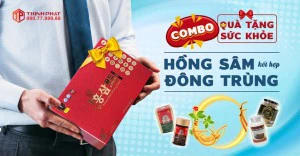 Combo quà tặng sức khỏe từ hồng sâm kết hợp đông trùng hạ thảo