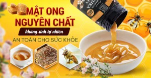 Mật ong nguyên chất - nguồn kháng sinh tự nhiên an toàn cho sức khỏe hiện đại