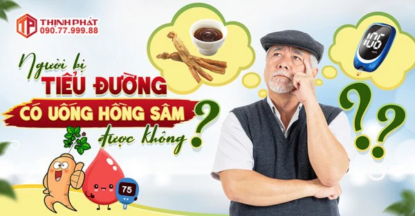 Người bị bệnh về đường có uống hồng sâm được không?