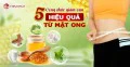 5 công thức giảm cân hiệu quả từ mật ong