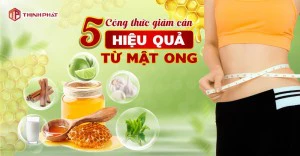 5 công thức giảm cân hiệu quả từ mật ong
