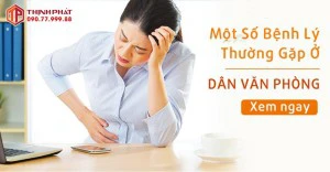 Những bệnh lý thường gặp ở dân văn phòng