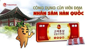 Công dụng của viên đạm nhân sâm Hàn Quốc đối với cơ thể