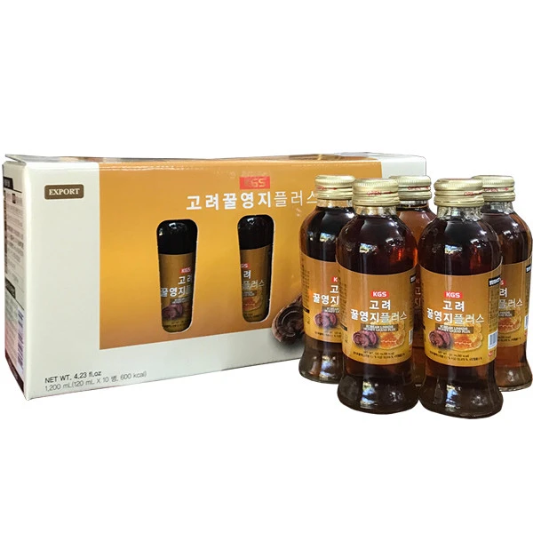 Nước linh chi mật ong KGS hộp 10 chai