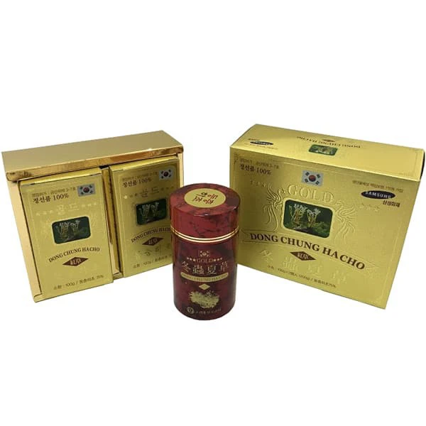Viên đông trùng hạ thảo Hàn Quốc viên nén hộp 2 lọ x 100g