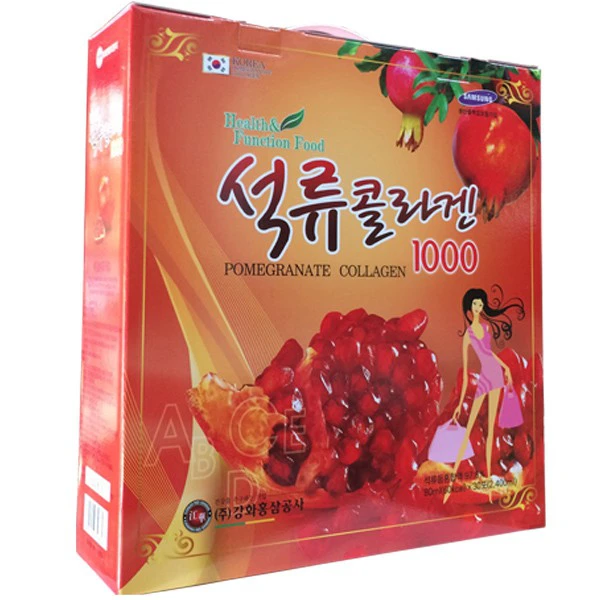 Nước ép lựu collagen Kanghwa Hàn Quốc hộp 30 gói