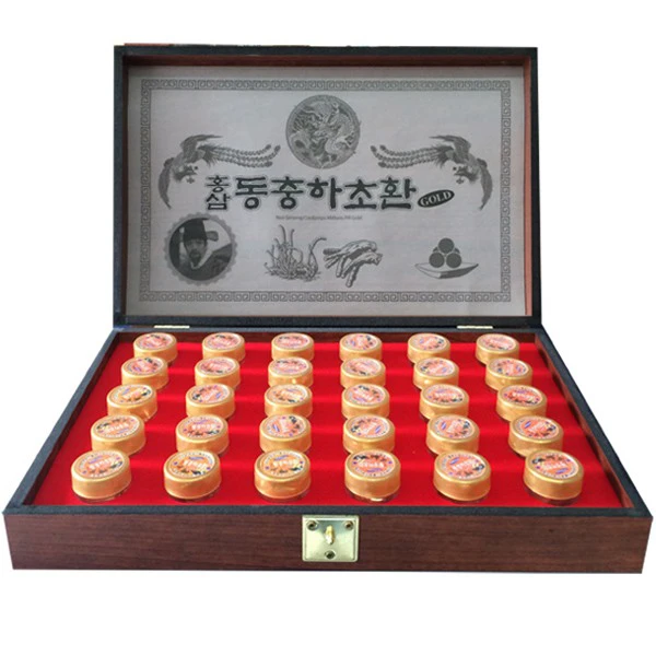 Đông trùng hạ thảo nhân sâm Hàn Quốc hộp 30 viên chính hãng Kang Hwa