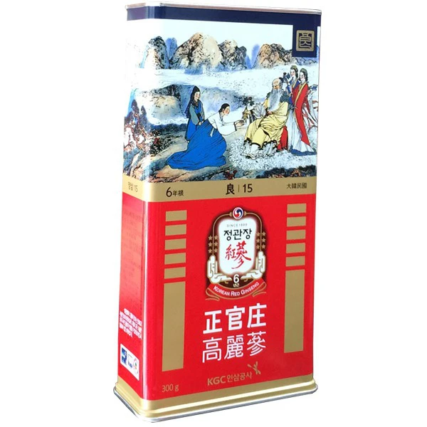Hồng sâm củ khô hộp thiếc KGC 300g 10 củ GOOD Hồng sâm chính phủ Jung Kwan Jang