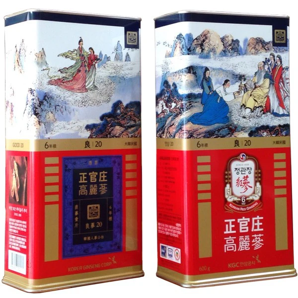 Hồng sâm củ khô KGC 600g 28 củ Sâm chính phủ Jung Kwan Jang