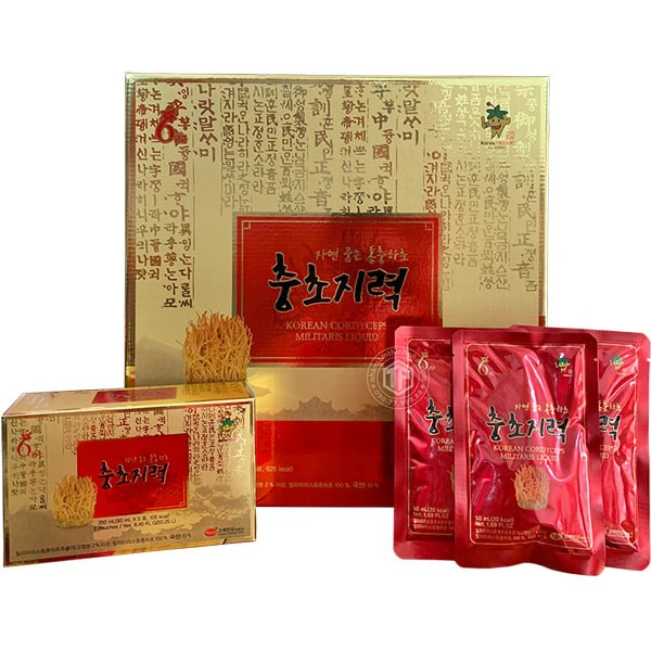Nước đông trùng hạ thảo Hàn Quốc KGS hộp 30 gói