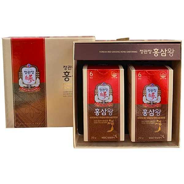 Cao hồng sâm Chính phủ Hàn Quốc Jung Kwan Jang Hong Sam Wang hộp 2 lọ x 250g