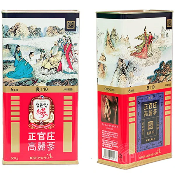 Hồng sâm củ khô KGC thượng hạng 600g 14 củ hồng sâm Chính phủ Jung Kwan Jang