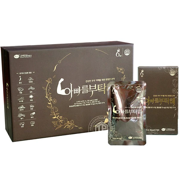 Nước hồng sâm cao cấp cho nam KGS Hàn Quốc