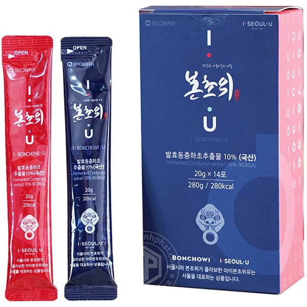 Nước đông trùng hạ thảo Hàn Quốc hộp 14 gói x 20g