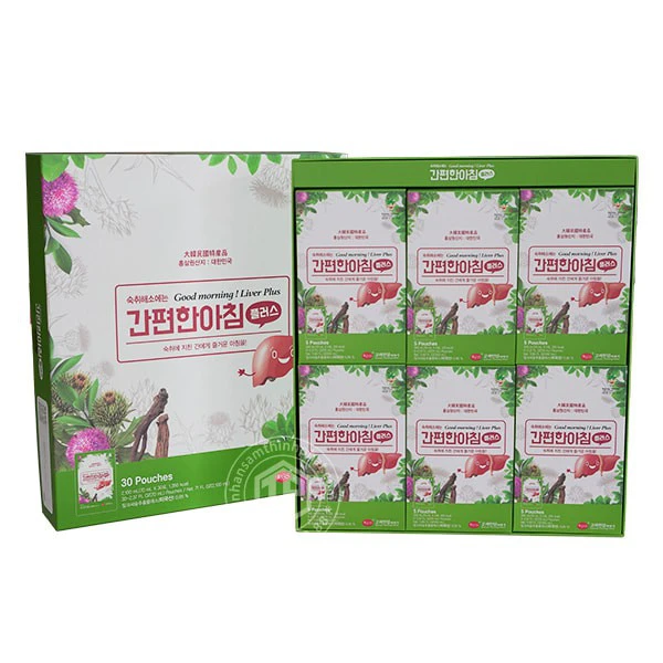 Nước bổ gan mát gan chính hãng KGS Hàn Quốc hộp 30 gói x 70ml