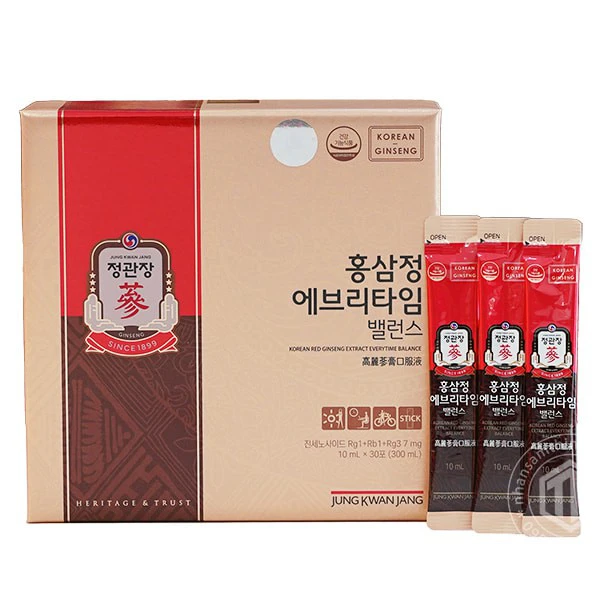 Nước hồng sâm Hậu Duệ Mặt Trời sâm chính phủ Hàn Quốc KGC Jung Kwan Jang