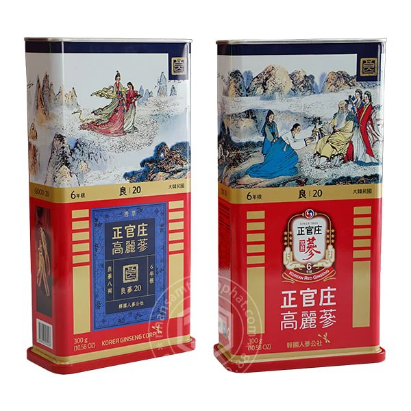 Hồng sâm củ khô KGC 300g 14 củ sâm khô chính phủ Jung Kwan Jang