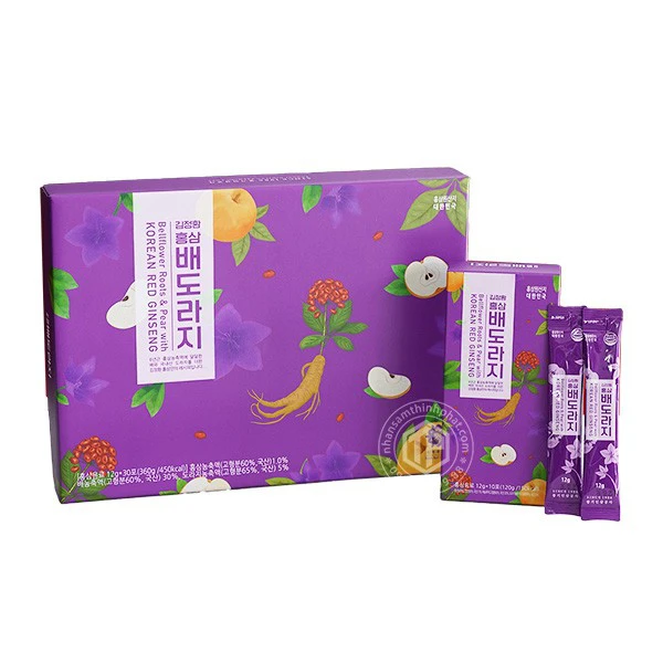 Tinh chất hồng sâm lê hoa chuông hộp 30 gói x 12g
