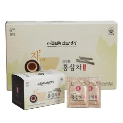Trà hồng sâm Hàn Quốc cao cấp Red Ginseng hộp 60 gói x 3g