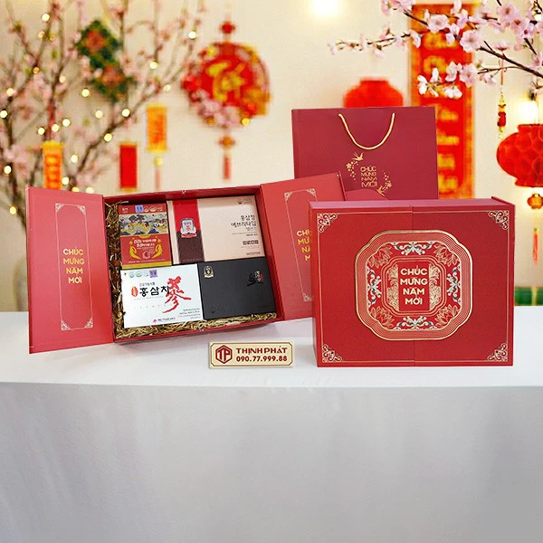 Hộp Quà Xuân Trường Thọ - Set 54 - Hộp quà tặng tết cao cấp Xuân 2026