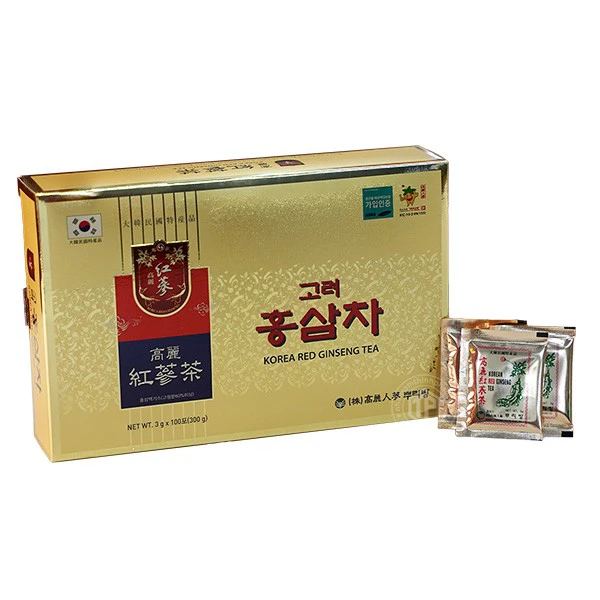 Trà Hồng Sâm Hàn Quốc Korean Red Ginseng 100 gói x 3g