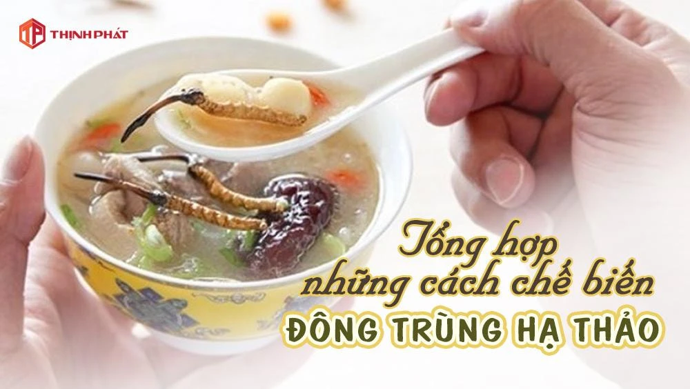 Tổng hợp những cách chế biến đông trùng hạ thảo