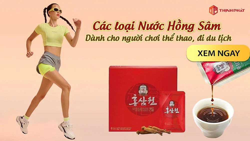 Các loại nước hồng sâm dành cho người chơi thể thao đi du lịch Các loại nước hồng sâm dành cho người chơi thể thao đi du lịch
