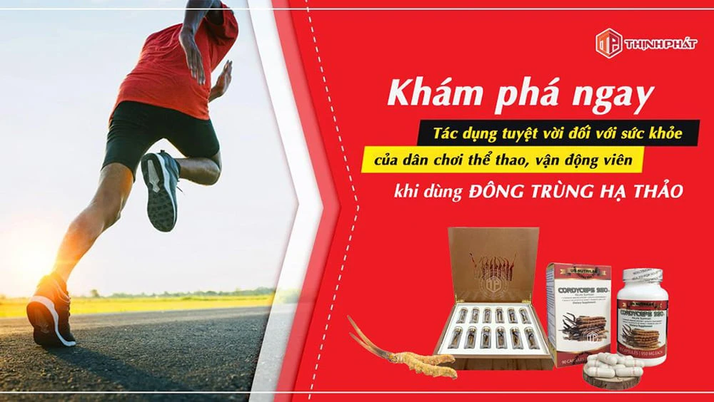 Khám phá ngay tác dụng tuyệt vời đối với sức khỏe của dân chơi thể thao, vận động viên khi dùng đông trùng hạ thảo