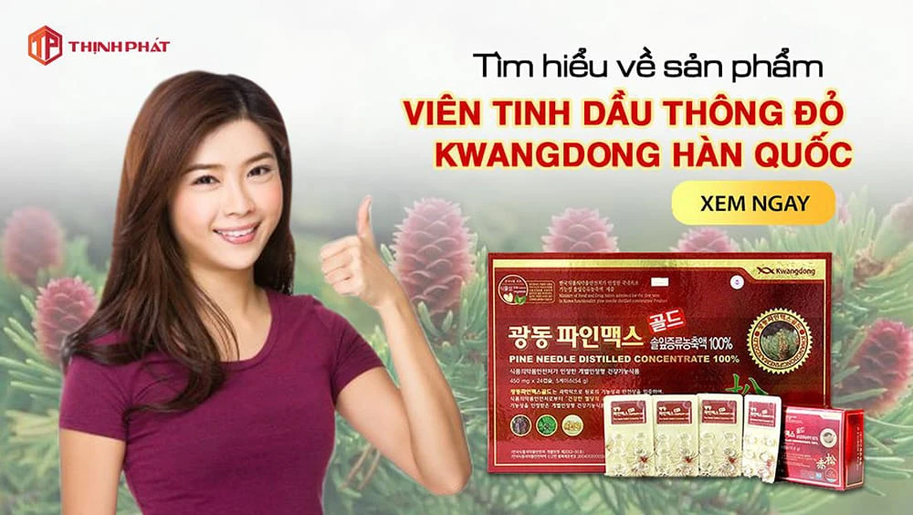 Tìm hiểu về sản phẩm viến tinh dầu thông đỏ Kwangdong Hàn Quốc