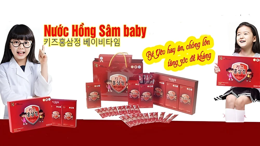 Hồng sâm trẻ em được sản xuất với công thức dành riêng cho các bé trong độ tuổi đến trường Hồng sâm trẻ em được sản xuất với công thức dành riêng cho các bé trong độ tuổi đến trường