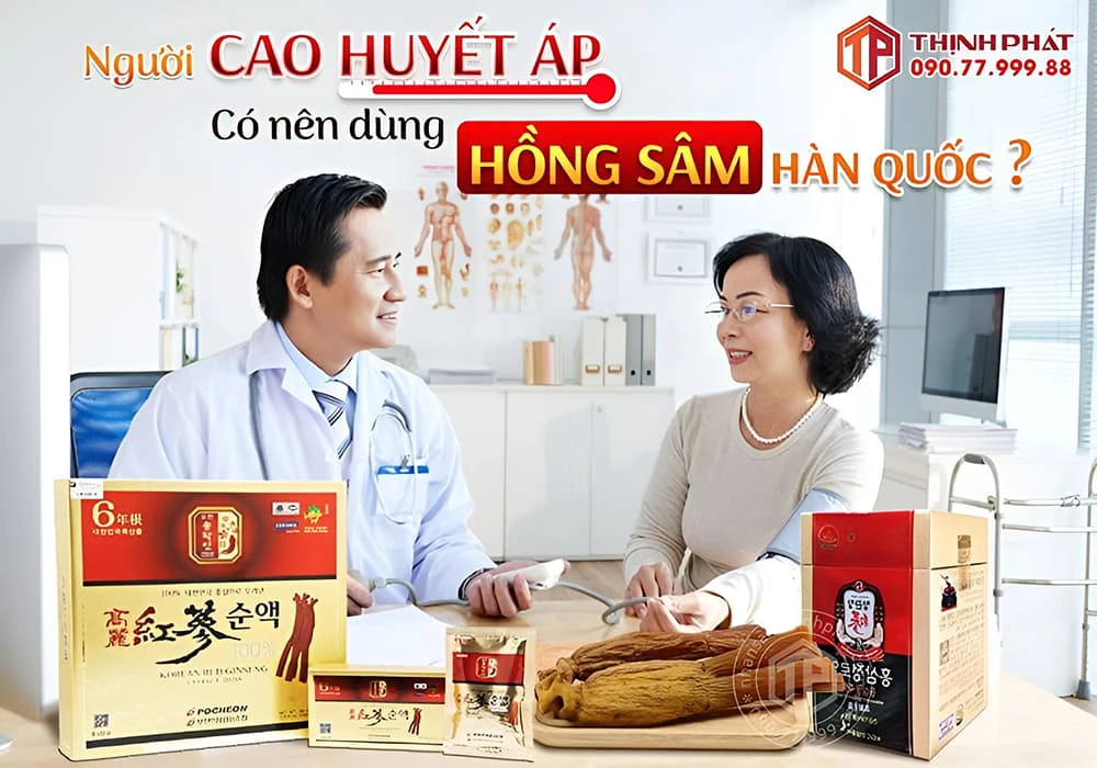 Người cao huyết áp có nên dùng hồng sâm Hàn Quốc?