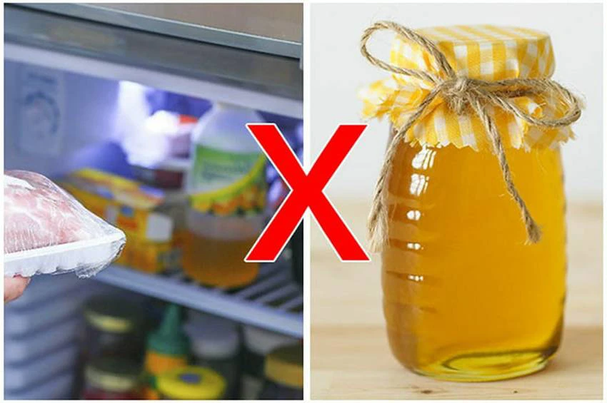 Bạn không nên bảo quản mật ong trong tủ lạnh mà chỉ nên cất ở nhiệt độ phòng