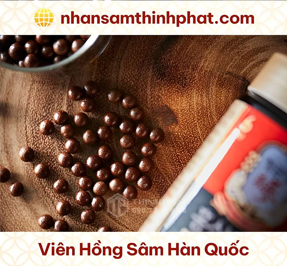 Viên hồng sâm Viên hồng sâm
