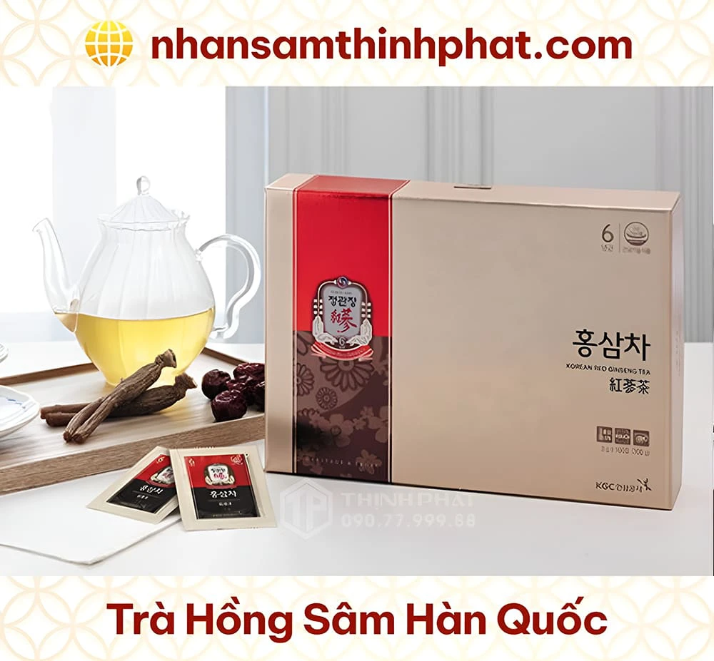 Trà hồng sâm Trà hồng sâm