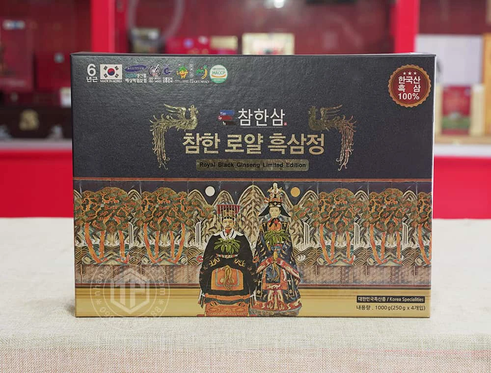 Cao hắc sâm Hàn Quốc cao cấp Chamhan hộp 4 lọ x 250g