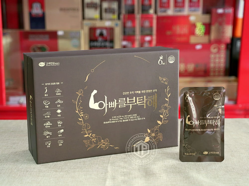Nước hồng sâm cao cấp cho nam KGS Hàn Quốc