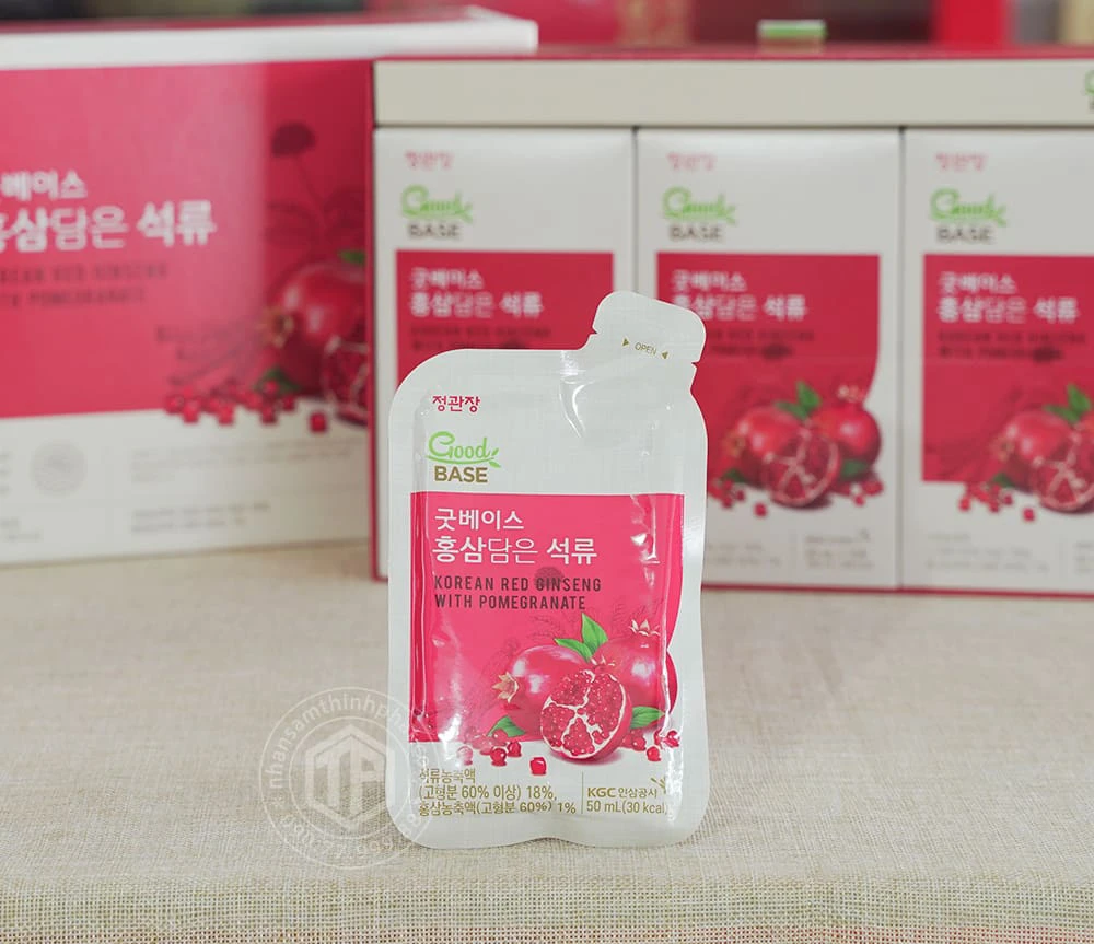 Nước hồng sâm lựu đỏ GoodBase KGC 30 gói x 50 ml Nước hồng sâm lựu đỏ GoodBase KGC 30 gói x 50 ml