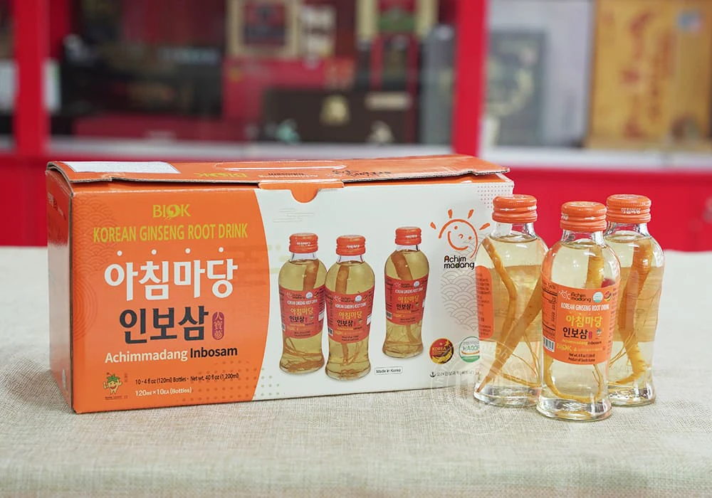 Nước sâm nguyên củ Achimmadang hộp 10 chai x 120ml