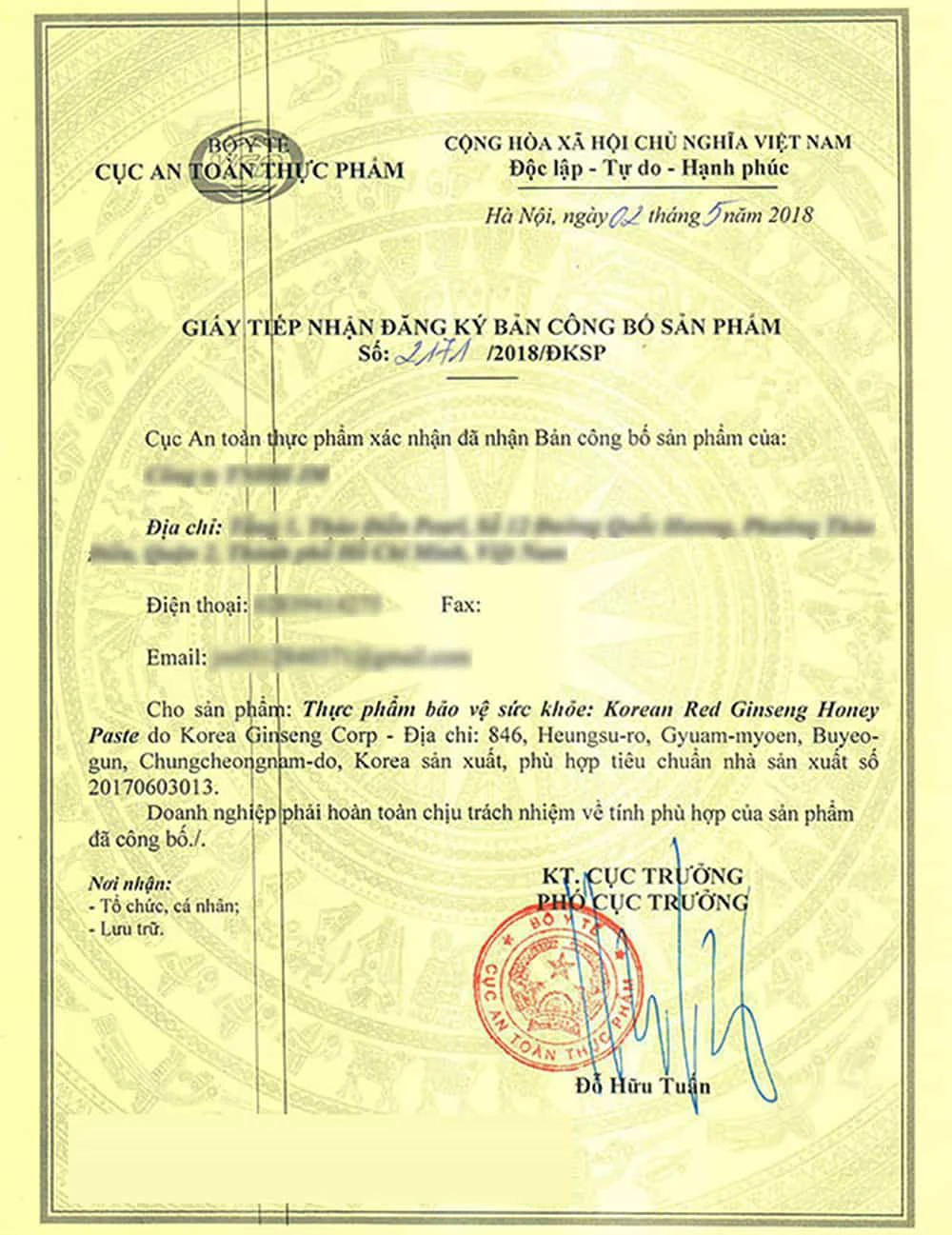 Hồng sâm lát tẩm mật ong KGC Sâm Chính phủ cao cấp hộp 6 gói 120g - Jung Kwan Jang