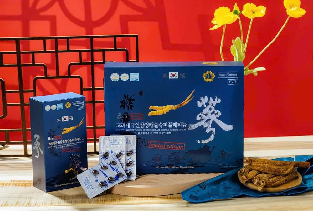 Viên thiên sâm đông trùng hạ thảo cao cấp hộp 180 viên