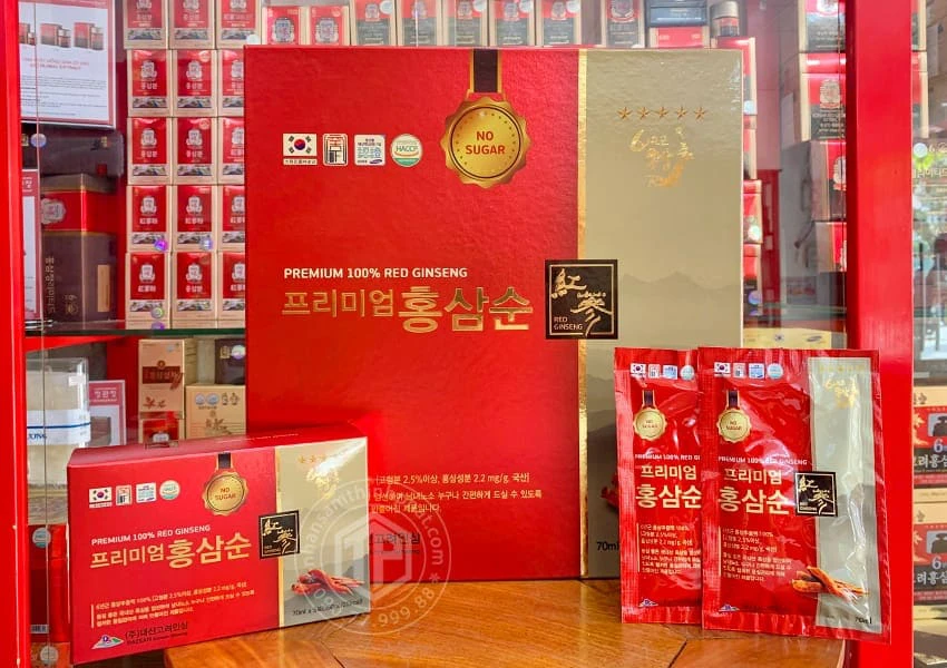 Nước hồng sâm không đường Daesan Hàn Quốc