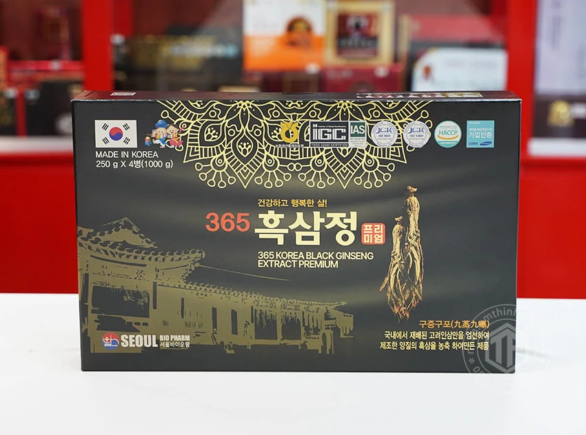Cao hắc sâm Hàn Quốc 6 năm tuổi hộp 4 lọ 250g