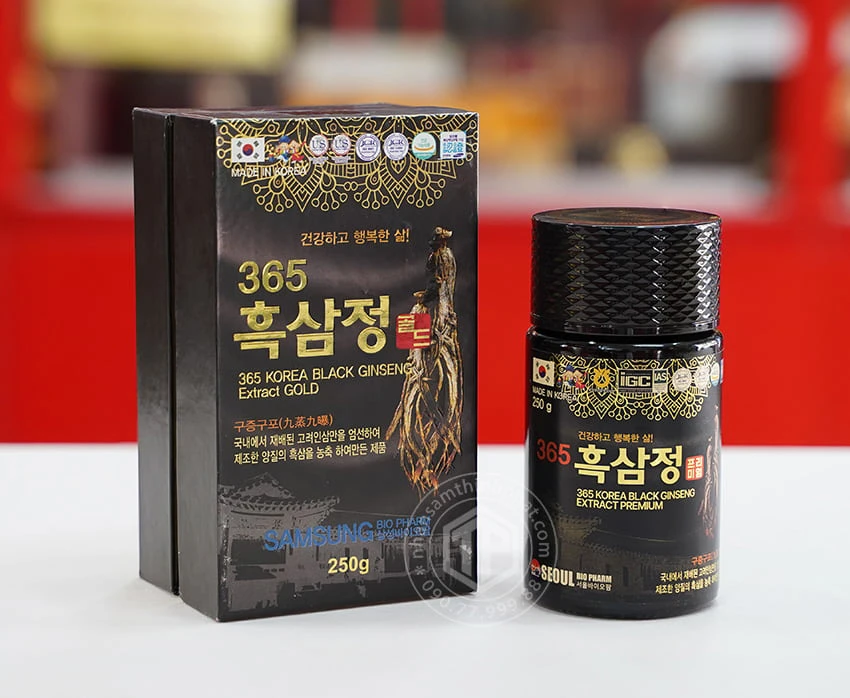 Cao hắc sâm Hàn Quốc 6 năm tuổi lọ 250g Cao hắc sâm Hàn Quốc 6 năm tuổi lọ 250g