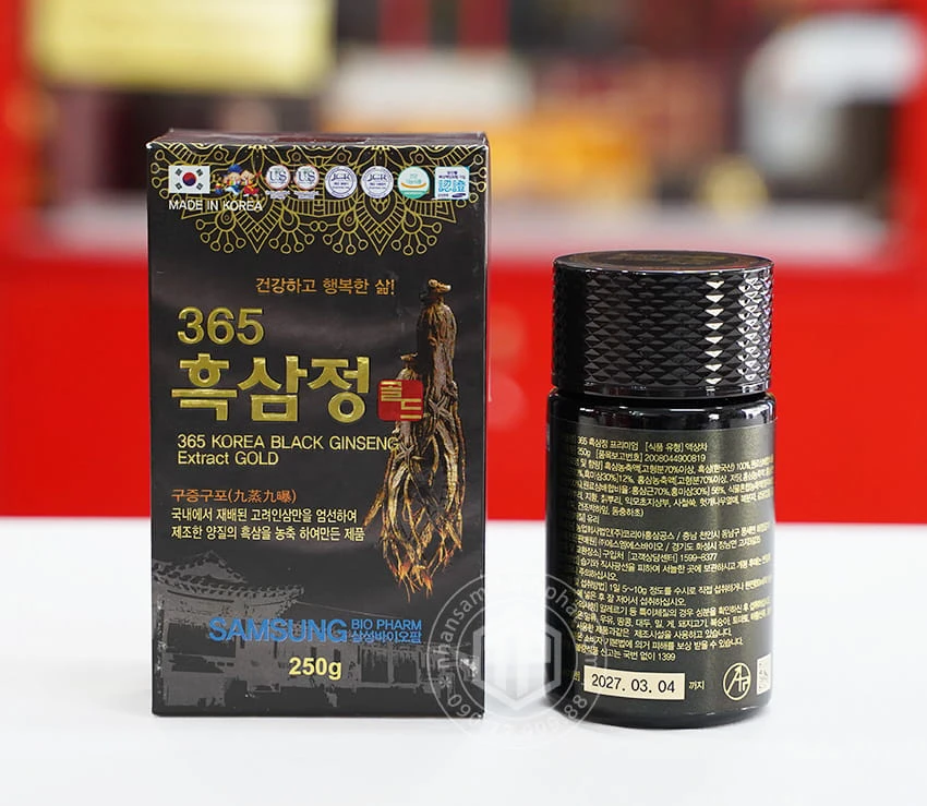 Cao hắc sâm Hàn Quốc 6 năm tuổi lọ 250g Cao hắc sâm Hàn Quốc 6 năm tuổi lọ 250g