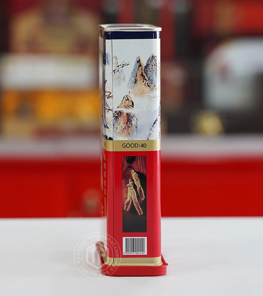 Hồng sâm củ khô hộp thiếc KGC 75g hồng sâm chính phủ Jung Kwan Jang