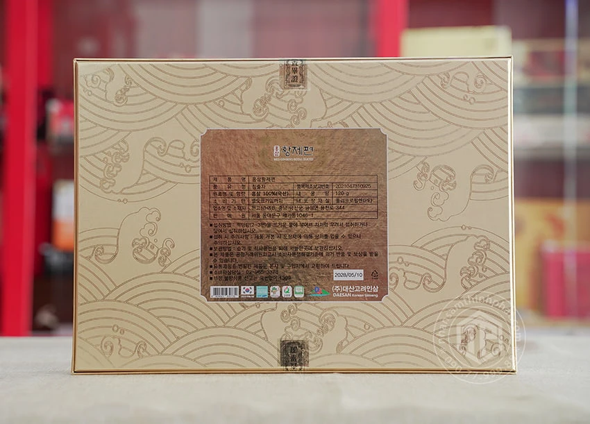 Hồng Sâm Lát Khô Daesan Hàn Quốc hộp 120g Hồng Sâm Lát Khô Daesan Hàn Quốc hộp 120g