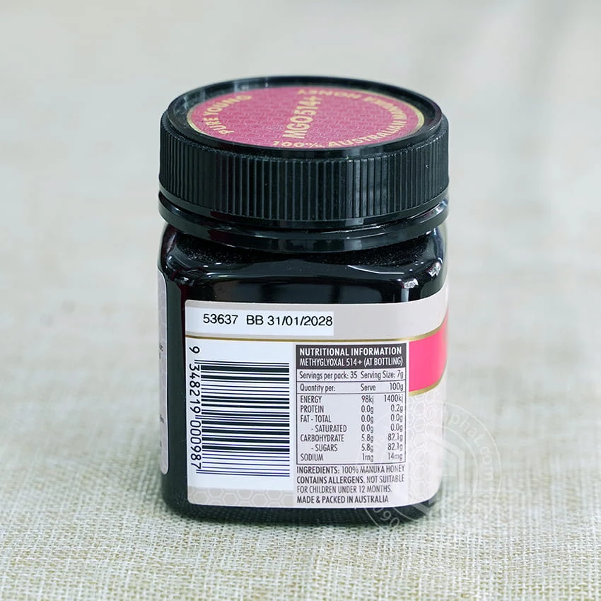 Mật ong manuka 514+ 250g Mật ong manuka 514+ 250g
