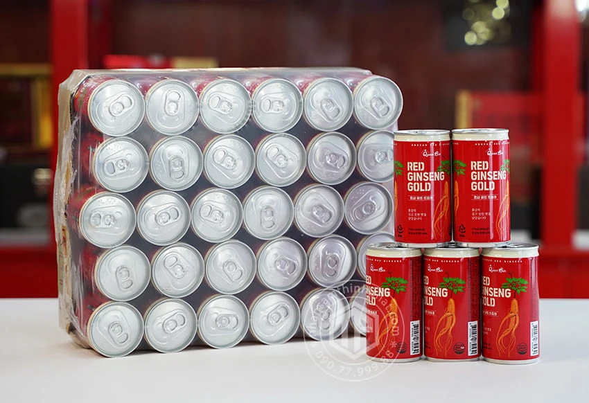 Nước hồng sâm Bio Hàn Quốc thùng 30 lon Nước hồng sâm Bio Hàn Quốc thùng 30 lon