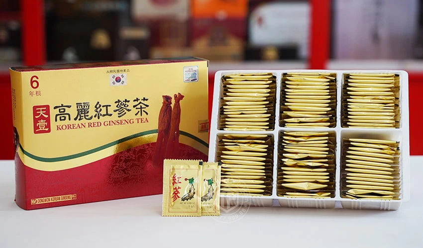Trà hồng sâm Hàn Quốc Dongwon cao cấp 100 gói Trà hồng sâm Hàn Quốc Dongwon cao cấp 100 gói