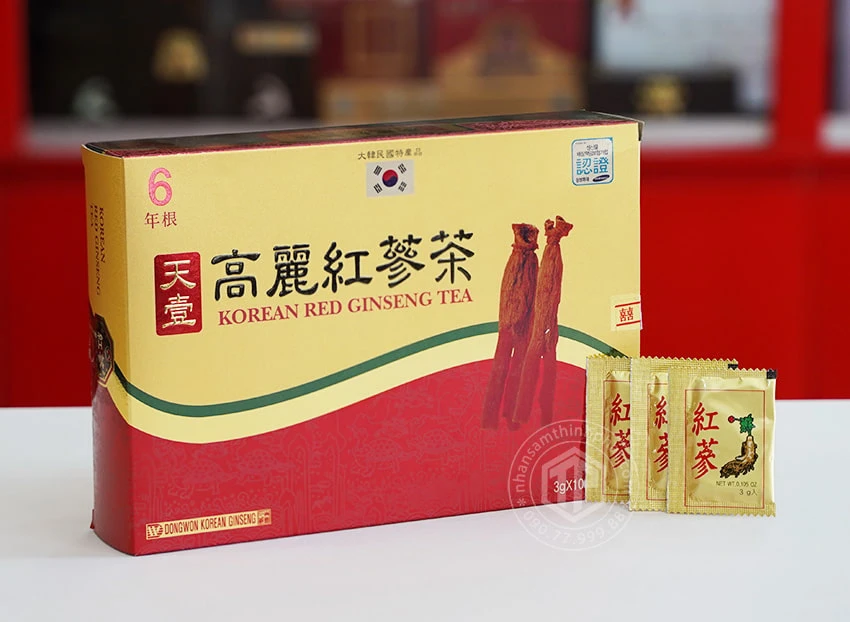 Trà hồng sâm Hàn Quốc Dongwon cao cấp 100 gói Trà hồng sâm Hàn Quốc Dongwon cao cấp 100 gói